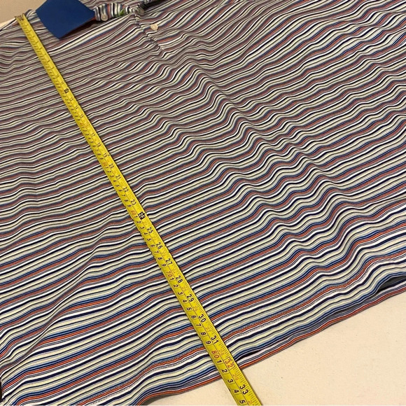 Tailorbyrd Men’s Size 3XL Golf Polo Multicolor Stripe Egyptian Cotton Casual - Picture 13 of 13